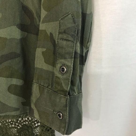 Art Class Shirt Girls Juniors X-Large Camouflage Top/Shacket Grunge Hunting - Picture 5 of 9